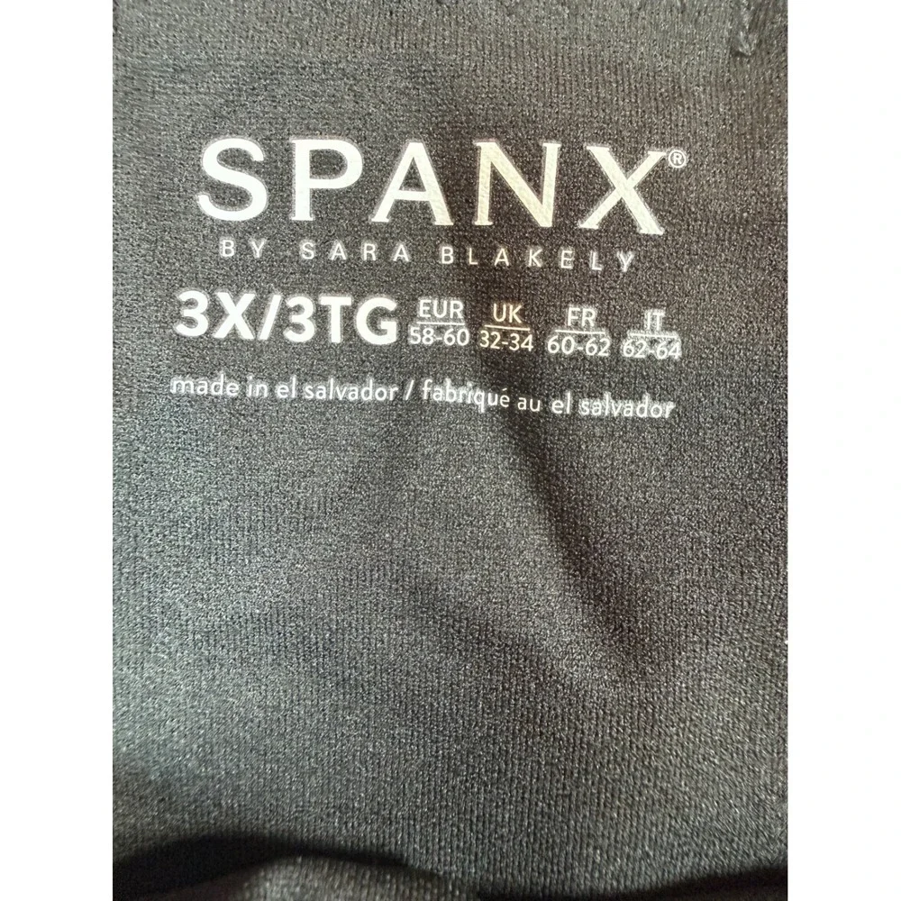 NEW Spanx Sz 3X Camo Print Booty Boost Leggings Full Length Black/Blue Yoga Gym